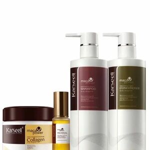 Maca Power Shampoo and Conditioner Set - White and Brown